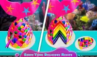 Mermaid Tail Rainbow Cake! Sweet Desserts Bakery Screen Shot 0