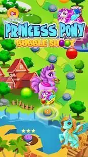 Bubble Shoot Princess Pony Screen Shot 3