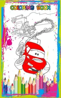 How To Color Lightning mcqueen Screen Shot 0