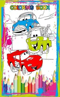 How To Color Lightning mcqueen Screen Shot 2