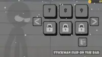 Stickman flip on the bar Screen Shot 1