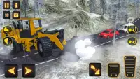Salju Excavator Derek-Konstruksi Simulator 2018 Screen Shot 4