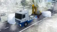 Salju Excavator Derek-Konstruksi Simulator 2018 Screen Shot 0