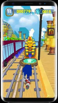 Subway Sonic Run Adventures Jungle Temple Run 3D Screen Shot 4