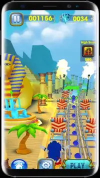 Subway Sonic Run Adventures Jungle Temple Run 3D Screen Shot 3