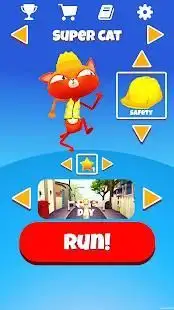 Super Cat Runner : Fun run game Screen Shot 6