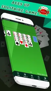 Aces Up Solitaire - Free Classic Card Game Screen Shot 2