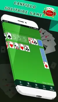 Canfield Solitaire - Free Classic Card Game Screen Shot 2