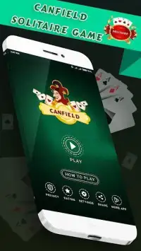 Canfield Solitaire - Free Classic Card Game Screen Shot 3
