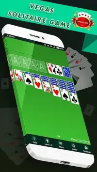 Vegas Solitaire - Free Classic Card Game Screen Shot 2
