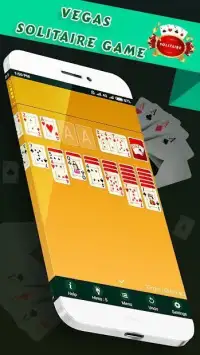 Vegas Solitaire - Free Classic Card Game Screen Shot 1