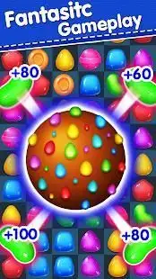Candy Yummy - New Bears Candy Match 3 Games Free Screen Shot 1