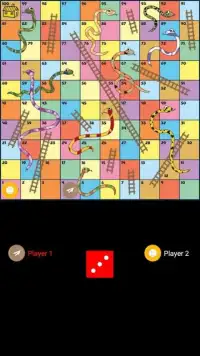 Classic Snakes and Ladders Game Screen Shot 0