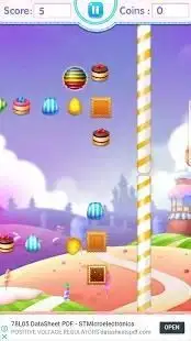 bouncing candy Screen Shot 2