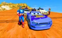 Superhero Queen Car:Lightning GT Car Racing Stunts Screen Shot 3