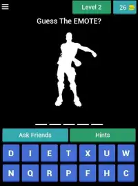 Dance Emotes Battle - Quiz Screen Shot 2