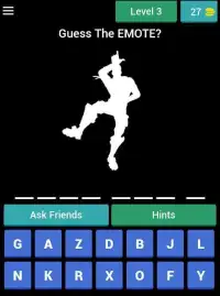 Dance Emotes Battle - Quiz Screen Shot 1