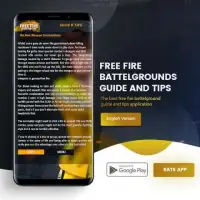 Free Fire Battelground Guide - Tips Screen Shot 1