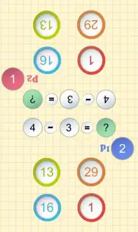गणित का खेल: 2 खिलाड़ियों के लिए एक द्वंद्वयुद्ध Screen Shot 6