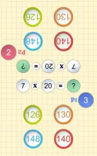 गणित का खेल: 2 खिलाड़ियों के लिए एक द्वंद्वयुद्ध Screen Shot 4