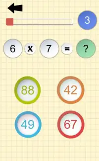 गणित का खेल: 2 खिलाड़ियों के लिए एक द्वंद्वयुद्ध Screen Shot 0