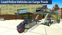 US Police Vehicle Transporter Sim: Police Games 3D Screen Shot 9