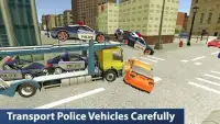 US Police Vehicle Transporter Sim: Police Games 3D Screen Shot 7