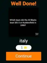 All Blacks Rugby Quiz Screen Shot 5