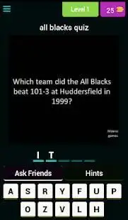 All Blacks Rugby Quiz Screen Shot 20