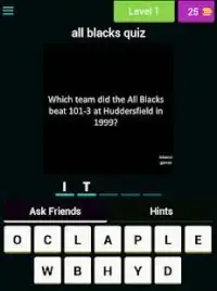 All Blacks Rugby Quiz Screen Shot 6
