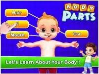 Body Parts for Kids - Human Body Parts Screen Shot 2