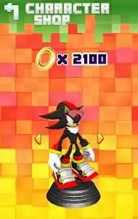 Hero Sonic Run Adventure Shadow 3D Screen Shot 1