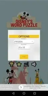 Disney Word Puzzle Screen Shot 3
