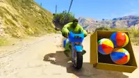 Super Heroes Bike Stunt Racing Game Screen Shot 1