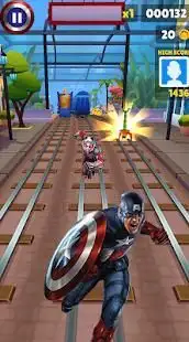 Avenger Run - Subway Avenger Infinity Run Screen Shot 3