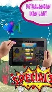Petualangan Ikan Laut - Permainan Anak Gratis Screen Shot 0