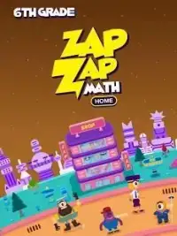 6th Grade Math: Fun Kids Games - Zapzapmath Home Screen Shot 5