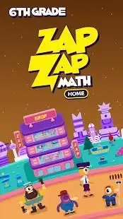 6th Grade Math: Fun Kids Games - Zapzapmath Home Screen Shot 11