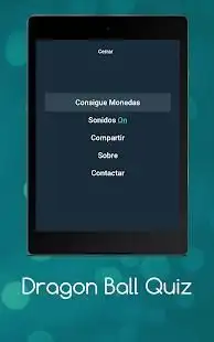 Dragon Ball Quiz Screen Shot 0