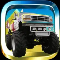Kids Monster Truck Racing Game Screen Shot 0
