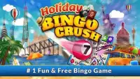 Holiday Bingo Crush - Free Bingo Games Screen Shot 2