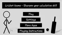 Cricket Game - Sharpen Your Calculative Skill Screen Shot 6