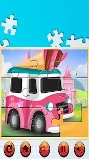 Vehicles for Kids - Jigsaw Puzzle Games Screen Shot 5