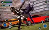 Grand Immortal Panther Hero vs Flying Iron Robot Screen Shot 2
