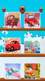Vehicles for Kids - Jigsaw Puzzle Games Screen Shot 3