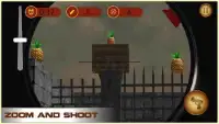Pineapple Gun Shooting by Sniper Screen Shot 0