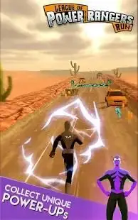League of Power Hero Rangers - Hero Endless Runner Screen Shot 2