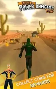 League of Power Hero Rangers - Hero Endless Runner Screen Shot 0
