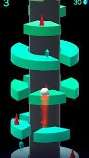 Helix Spiral Tower : helix jumping arcade Screen Shot 0