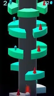 Helix Spiral Tower : helix jumping arcade Screen Shot 2